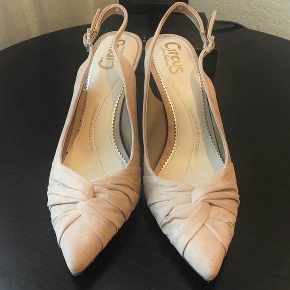 Circus by Sam Edelman Shoes - Sam Edelman/Circus Nude Manuela Slingback Heel Sz8